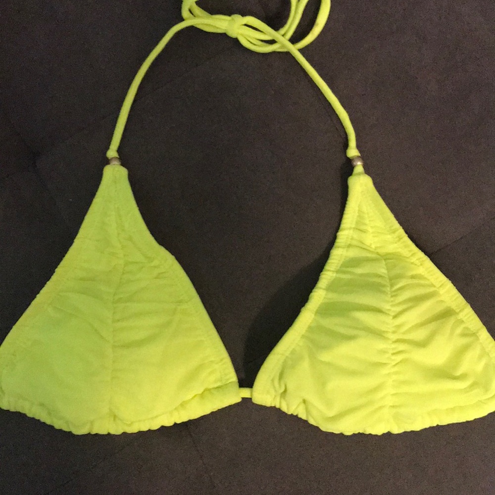 Neon Yellow Swim Top